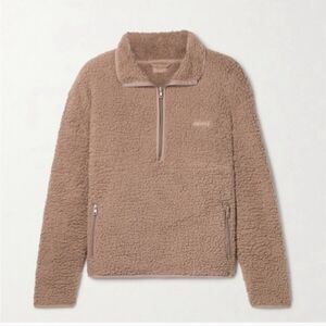 SKIMS Half Zip Sherpa pullover Sweatshirt